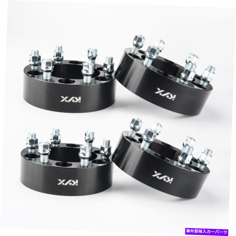スペーサー シボレーシルバラードGMCシエラホイールスペーサーアダプター6x5.5?6x5.5用の4PCS 2インチ 4Pcs 2 Inch For Chevy Silverado GMC Sierra Wheel Spacers Adapters 6x5.5 to 6x5.5【並行輸入品】