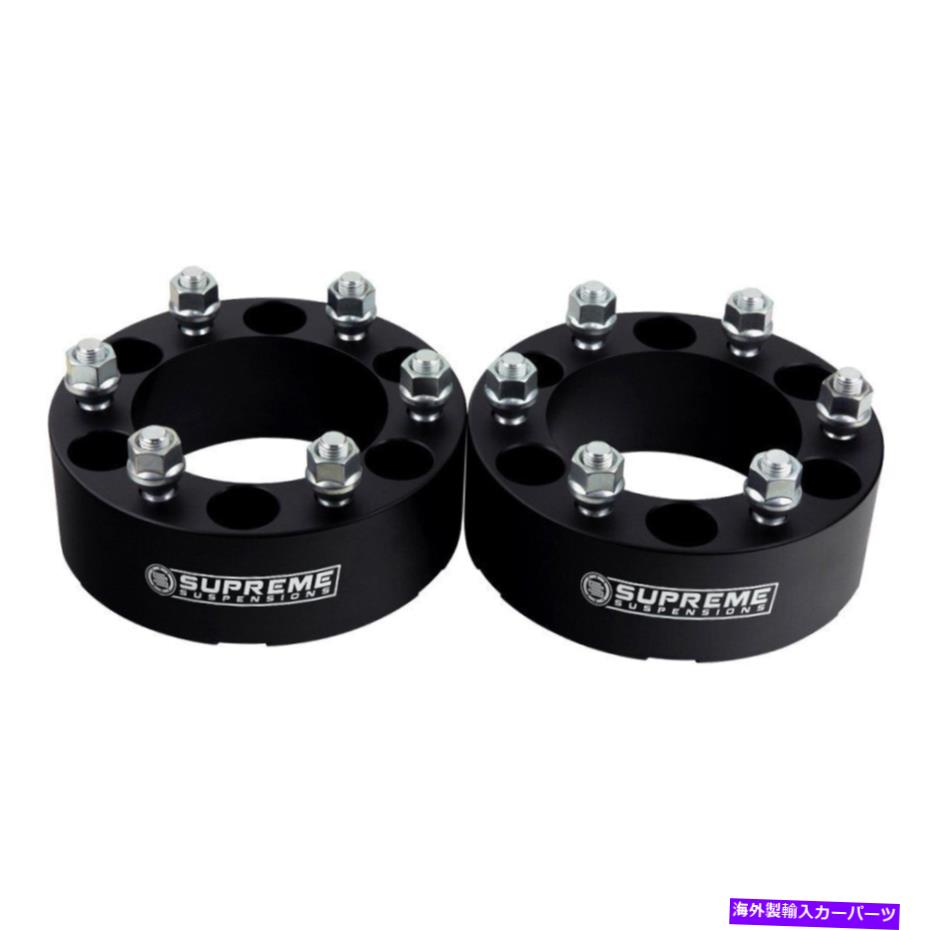 スペーサー 日産Xterra 00-04 Supreme Suspensions Proビレットブラックホイールスペーサーセット For Nissan Xterra 00-04 Supreme Suspensions Pro Billet Black Wheel Spacer Set【並行輸入品】