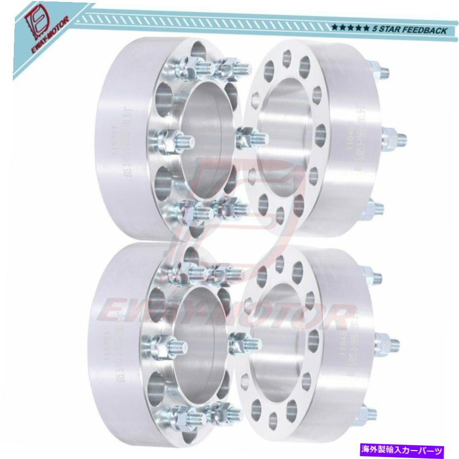 スペーサー 6x5.5トヨタタコマの2インチ4runner tundra 6lug（4）ハブセントリックホイールスペーサー 6x5.5 2 inch For Toyota Tacoma 4Runner Tundra 6Lug (4) Hubcentric Wheel Spacers【並行輸入品】