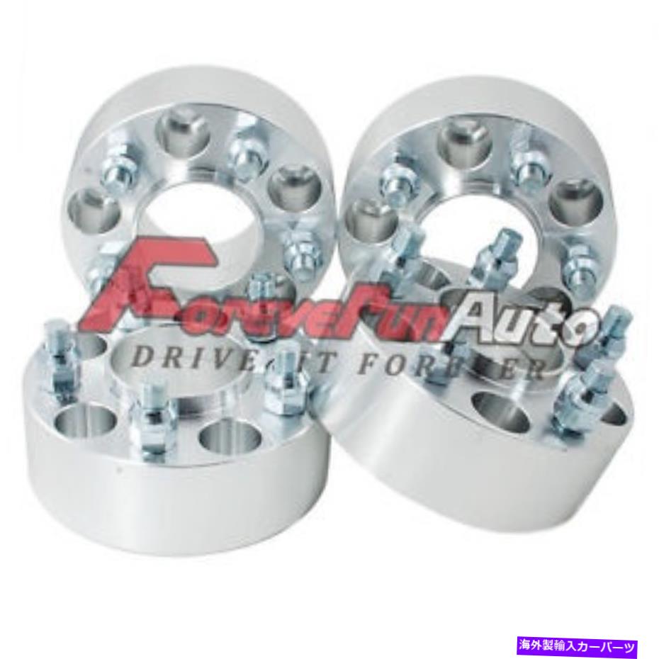 スペーサー 4PC 2 '' 5x4.75ハブセントリックホイールスペーサーアダプター12x1.5シボレーポンティアック用スタッド 4PC 2'' 5x4.75 Hubcentric Wheel Spacers Adapters 12x1.5 Studs for Chevy Pontiac【並行輸入品】