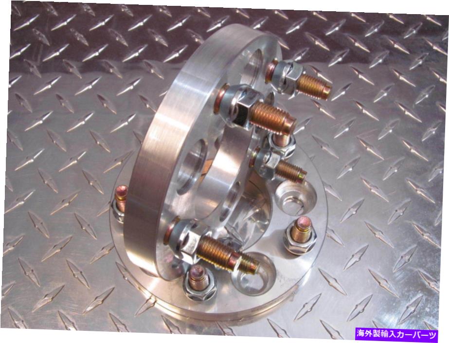 スペーサー 5x115?5x5 / 5x127ホイールアダプター20mm厚12x1.5ラグスタッドビレットスペーサーx2 5x115 to 5x5 / 5x127 Wheel Adapters 20mm Thick 12x1.5 Lug Stud Billet Spacers x2【並行輸入品】