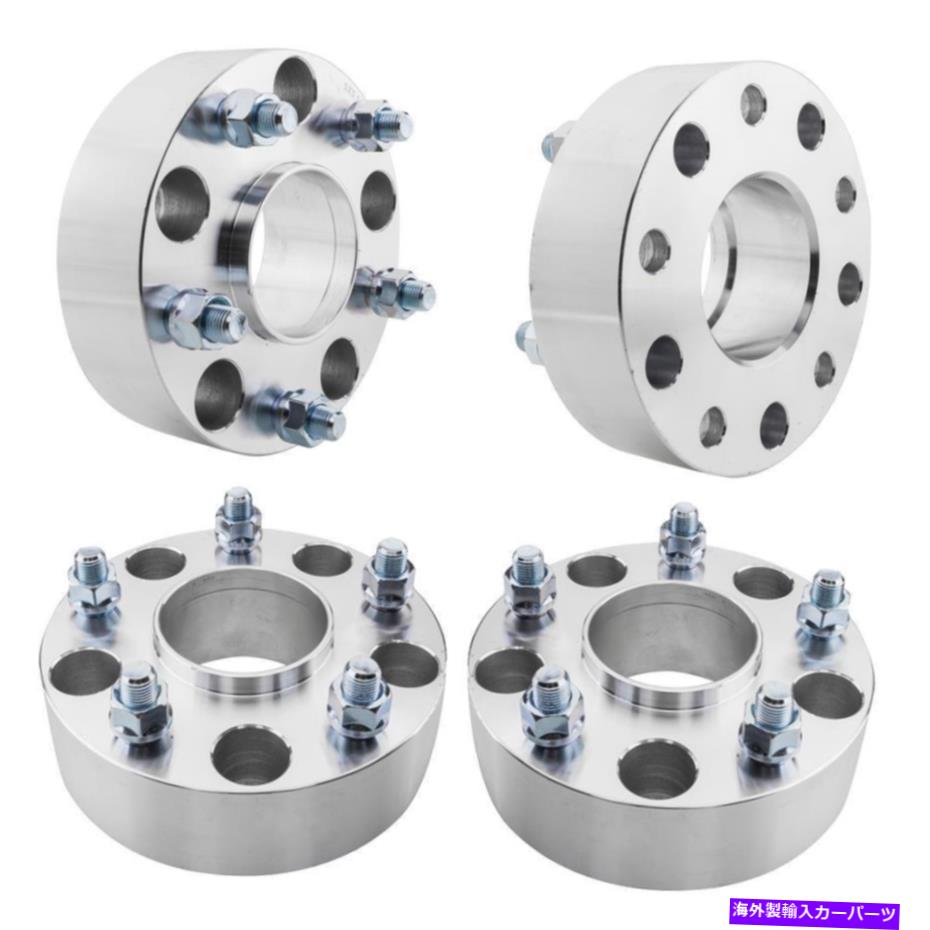スペーサー 4PCSハブ中心50mm厚5ラグ5x5.5 9/16スタッドホイールスペーサー用クライスラー 4Pcs Hub Centric 50mm thick 5 Lugs 5x5.5 9/16 studs Wheel Spacers For Chrysler【並行輸入品】