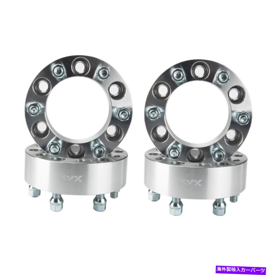 スペーサー 2 '' 6x5.5 ''キャデラックのホイールスペーサーアダプターエスカレードシボレータホGMCユーコン 2'' 6x5.5'' Wheel Spacers Adapters for Cadillac Escalade Chevy Tahoe GMC Yukon【並行輸入品】