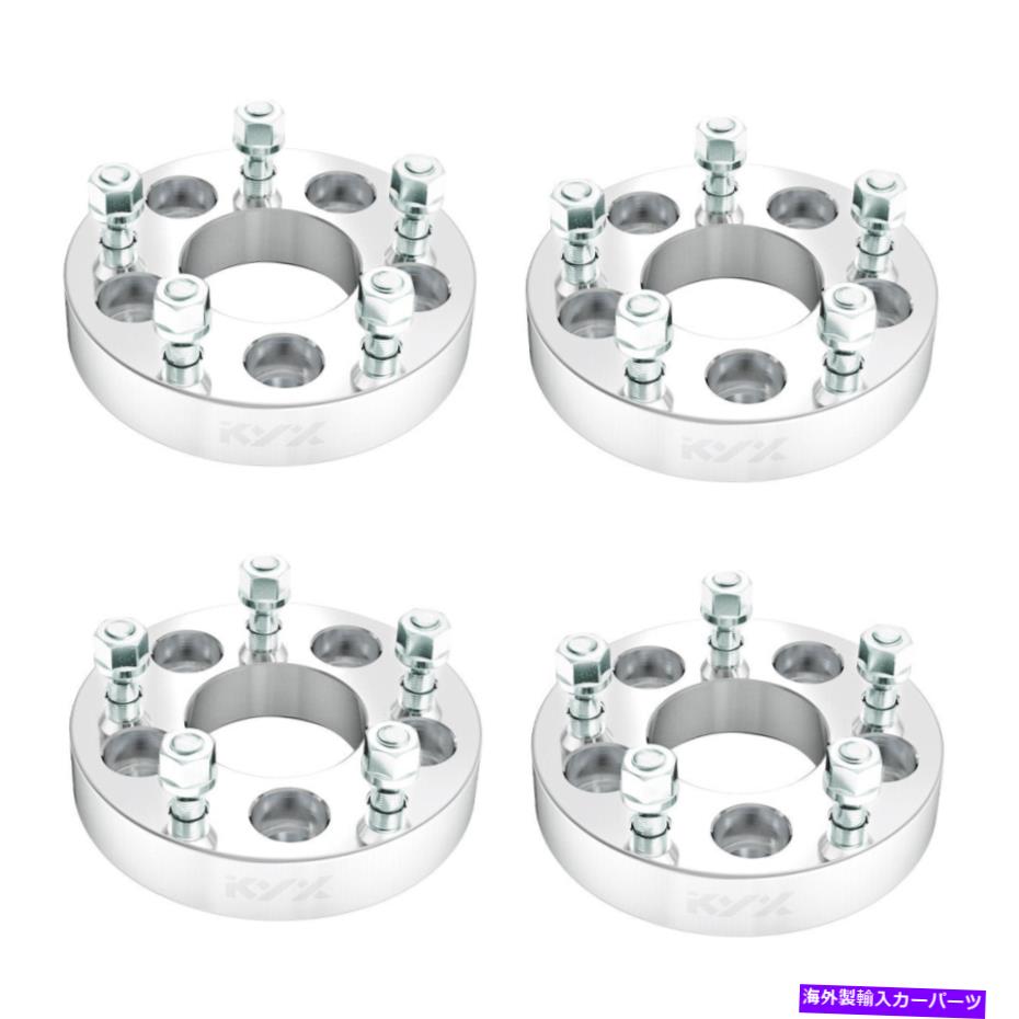 スペーサー 4PC 5x4.5?5x5 1.25インチアダプターホイールスペーサーFord Mustang for Jeep 4PC 5x4.5 to 5x5 1.25 inch Adapters Wheel Spacers for Ford Mustang for Jeep【並行輸入品】