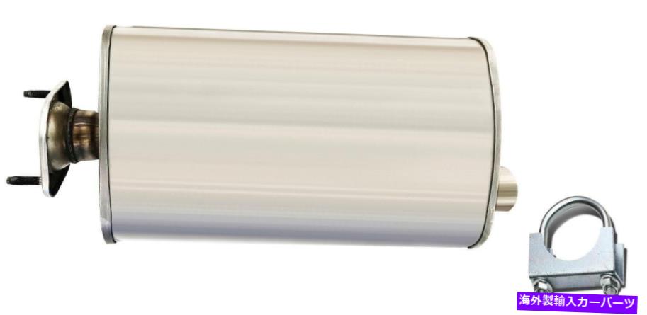 マフラー ステンレスダイレクトフィットマフラーフィット2000-2006ジープラングラー Stainless Direct Fit Muffler Fits 2000 - 2006 Jeep Wrangler【並行輸入品】