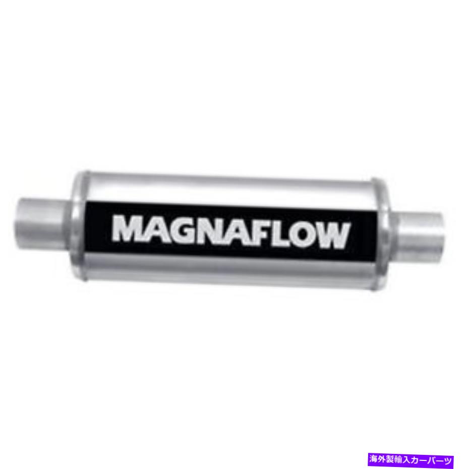 マフラー マグナフロー12619ユニバーサル排気サテンステンレス鋼3 "センターラウンドマフラー MagnaFlow 12619 Universal Exhaust Satin Stainless Steel 3" Center Round Muffler【並行輸入品】｜Us Custom Parts Shop USDM