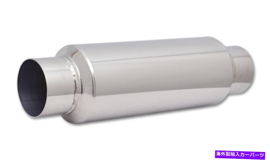 マフラー 活気のあるSS共振器（標準設計）3.5イン入り口/アウトレットx 18インチロングw/5インチod r r Vibrant SS Resonator (Standard Design) 3.5in inlet/outlet x 18in long w/5in OD r【並行輸入品】
