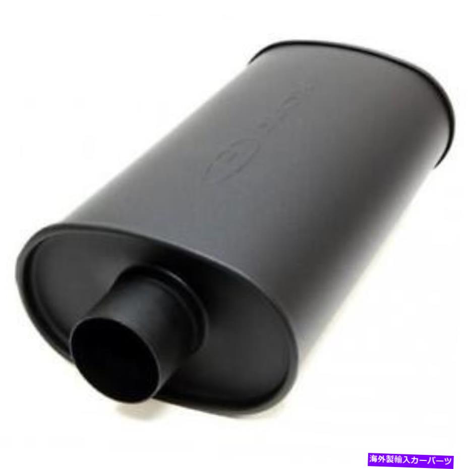マフラー ブロックスレースユニバーサル2.5インチSLスポーツエキゾーストマフラー - マットブラック BLOX Racing Universal 2.5 inch SL Sport Exhaust Muffler - Matte Black【並行輸入品】
