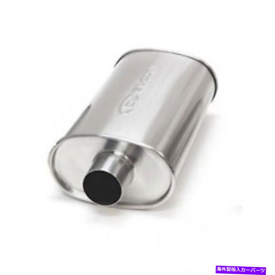 マフラー ブロックスレースユニバーサル2.25インチSLスポーツエキゾーストマフラー - ブラシ付きシルバー BLOX Racing Universal 2.25 inch SL Sport Exhaust Muffler - Brushed Silver【並行輸入品】 97,405円