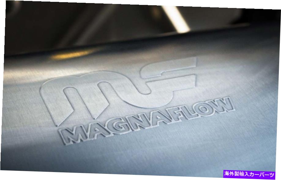 マフラー 排気マフラーサチン仕上げ3x3in。楕円形のマグナフロー11219 Exhaust Muffler-Satin Finish 3x3in. Oval Magnaflow 11219【並行輸入品】