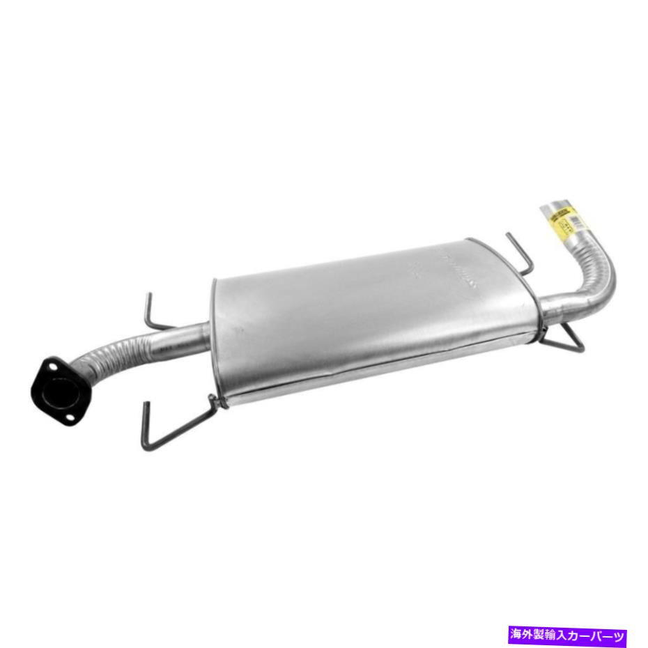 マフラー 静かなフローステンレススチールオーバルアルミ酸エキゾーストマフラーとパイプアセンブリ Quiet-Flow Stainless Steel Oval Aluminized Exhaust Muffler & Pipe Assembly【並行輸入品】