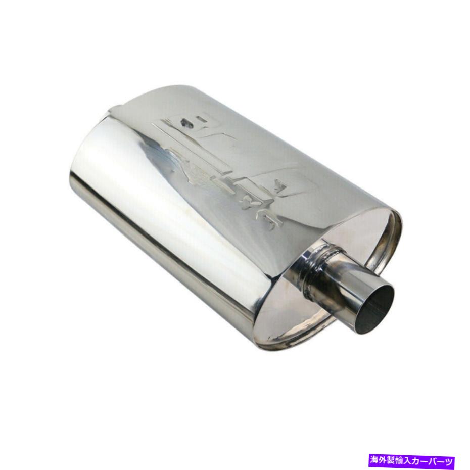 マフラー 2 ''排気共振器スパイラルスポーツレース排気マフラーステンレス鋼ユニバーサ 2'' Exhaust Resonator Spiral Sport Race Exhaust Muffler Stainless steel Universa【並行輸入品】