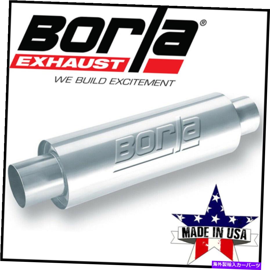マフラー Borla 40086 XR-1ステンレススポーツマンレーシングマフラー Borla 40086 XR-1 Stainless Sportsman Racing Mufflers【並行輸入品】