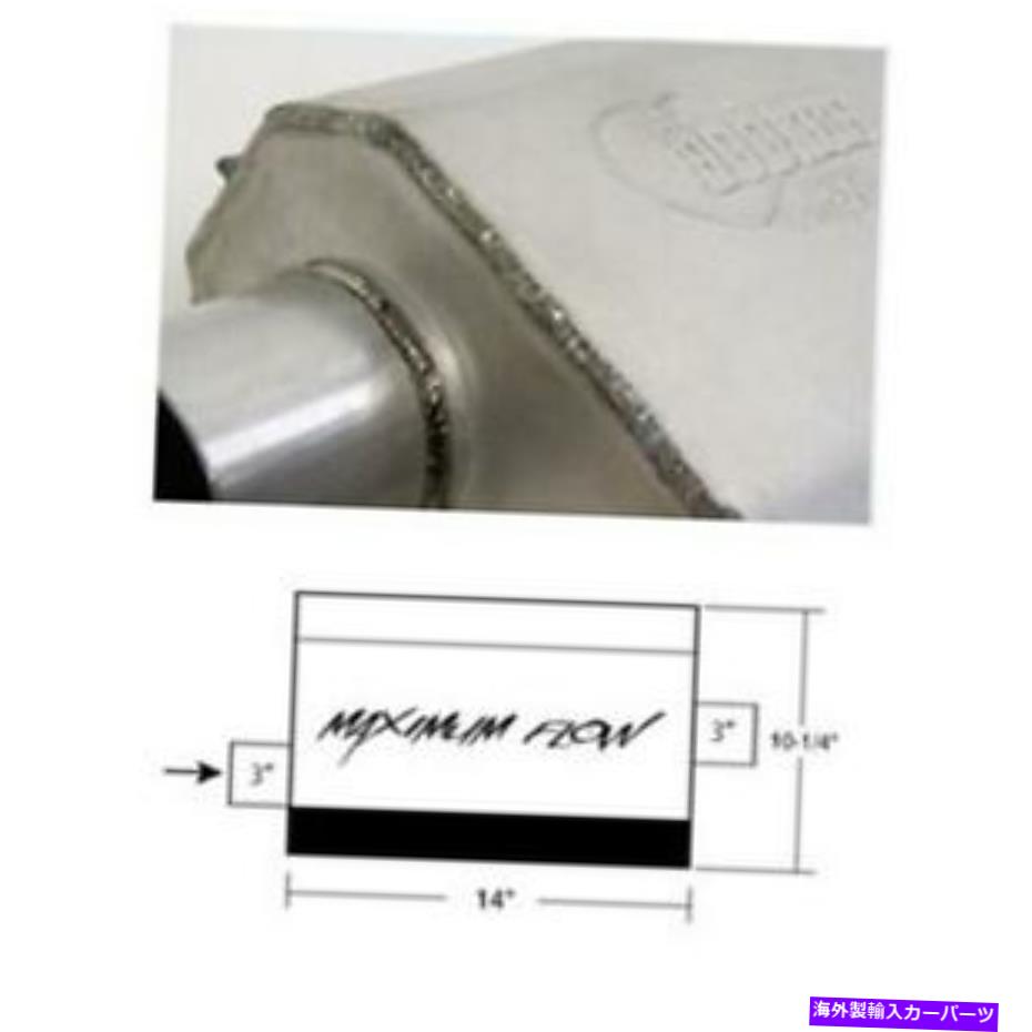 マフラー フッカーエキゾーストマフラー21605HKR; Hooker Exhaust Muffler 21605HKR;【並行輸入品】