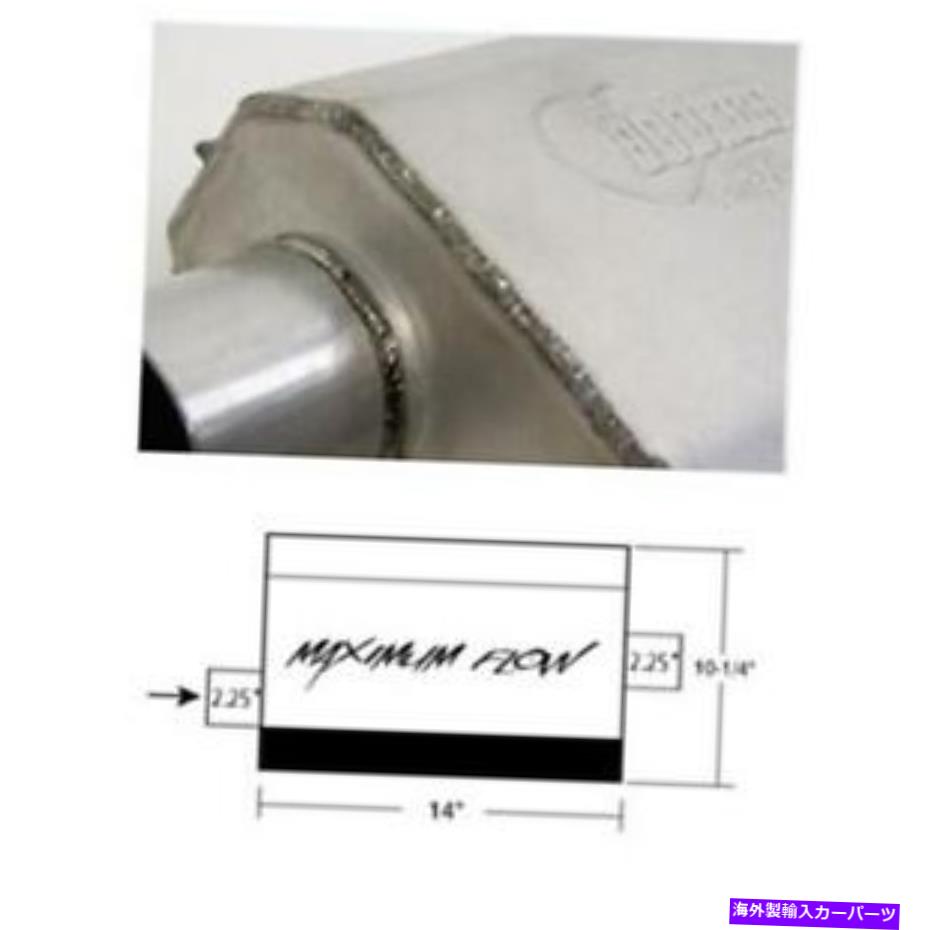 マフラー フッカーエキゾーストマフラー21601HKR; Hooker Exhaust Muffler 21601HKR;【並行輸入品】