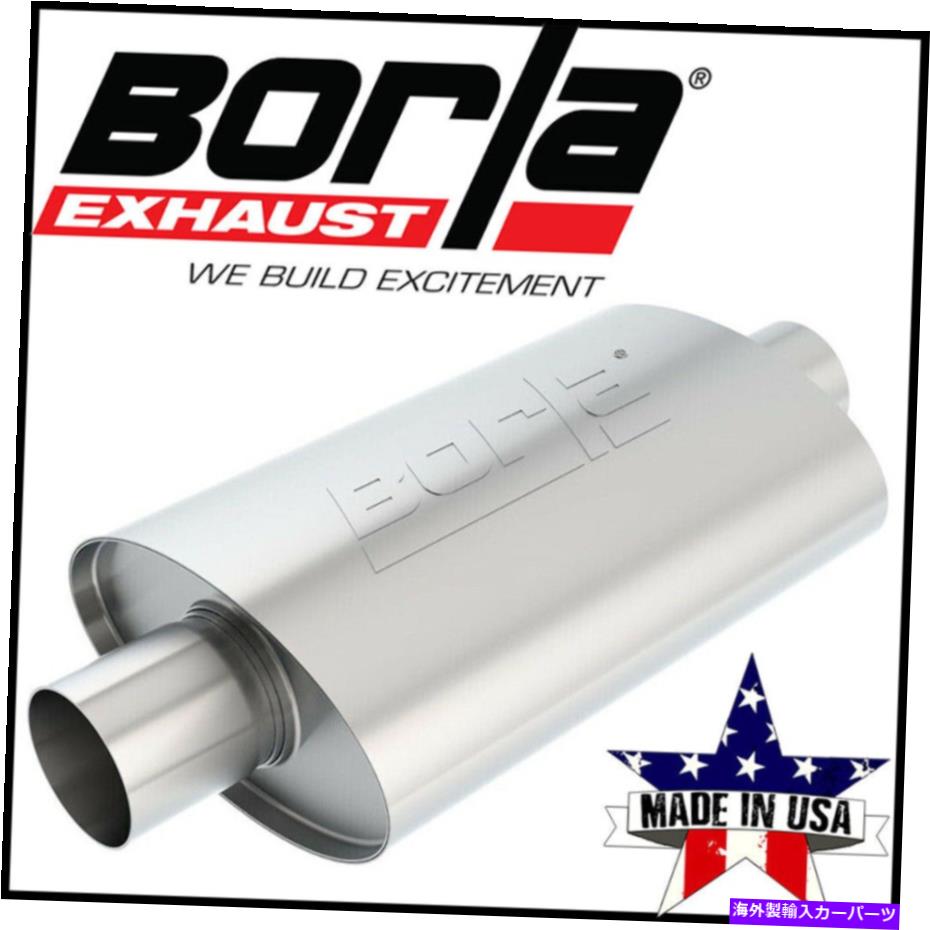 マフラー Borla 40941 XR-1ステンレススポーツマンレーシングマフラー Borla 40941 XR-1 Stainless Sportsman Racing Mufflers【並行輸入品】 100,007円