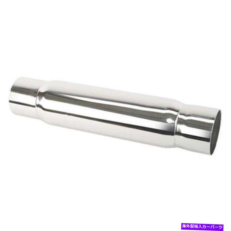 マフラー Hi-flow 3-1/2インチ研磨ステンレス鋼マフラー Hi-Flow 3-1/2 Inch Polished Stainless Steel Mufflers【並行輸入品】
