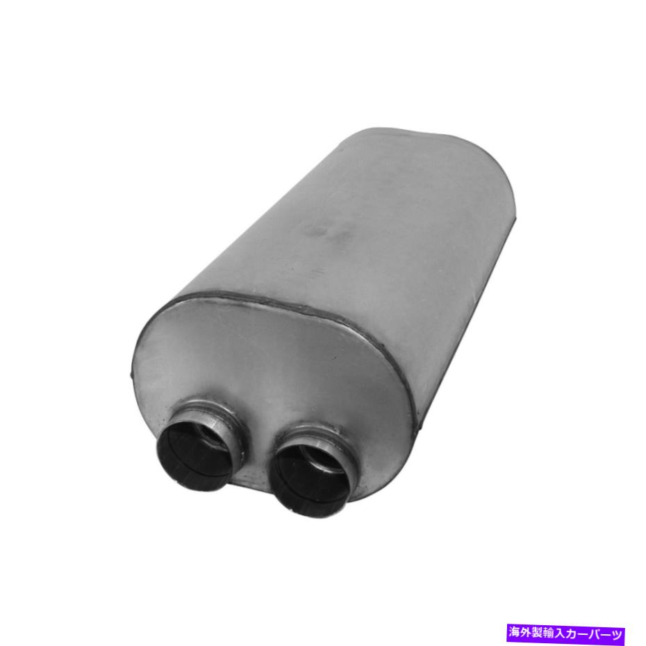 マフラー APエキゾースト2500チャレンジオーバルD/D 29マフラー3（2）-3（2）インレット/アウトレット AP Exhaust 2500 Challenge Oval D/D 29 Muffler with 3(2)-3(2) Inlet/Outlet【並行輸入品】