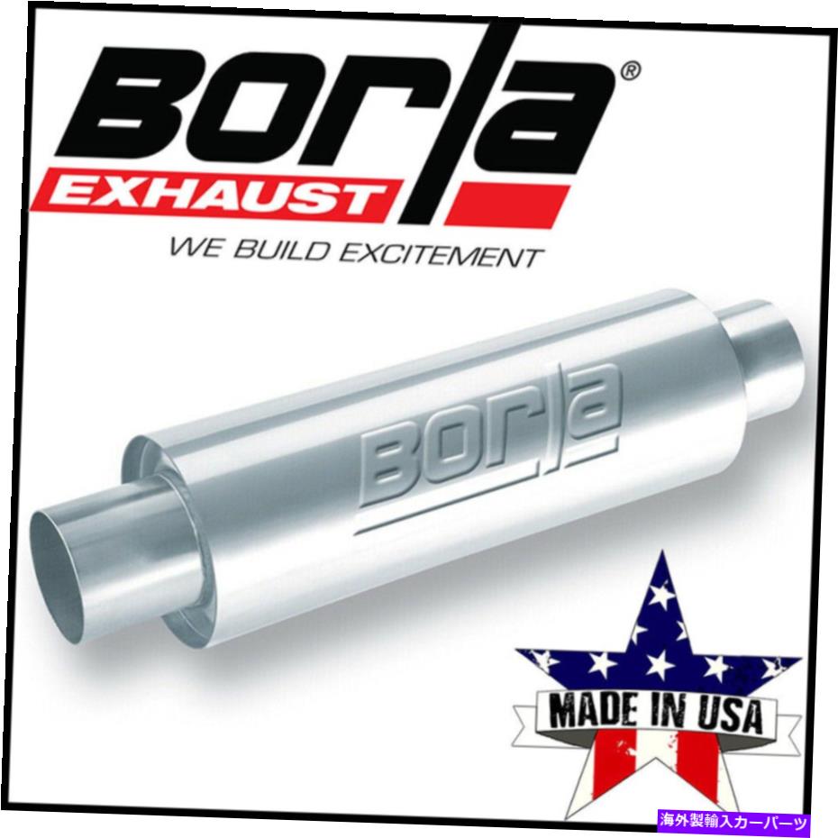 マフラー Borla 40085 XR-1ステンレススポーツマンレーシングマフラー Borla 40085 XR-1 Stainless Sportsman Racing Mufflers【並行輸入品】