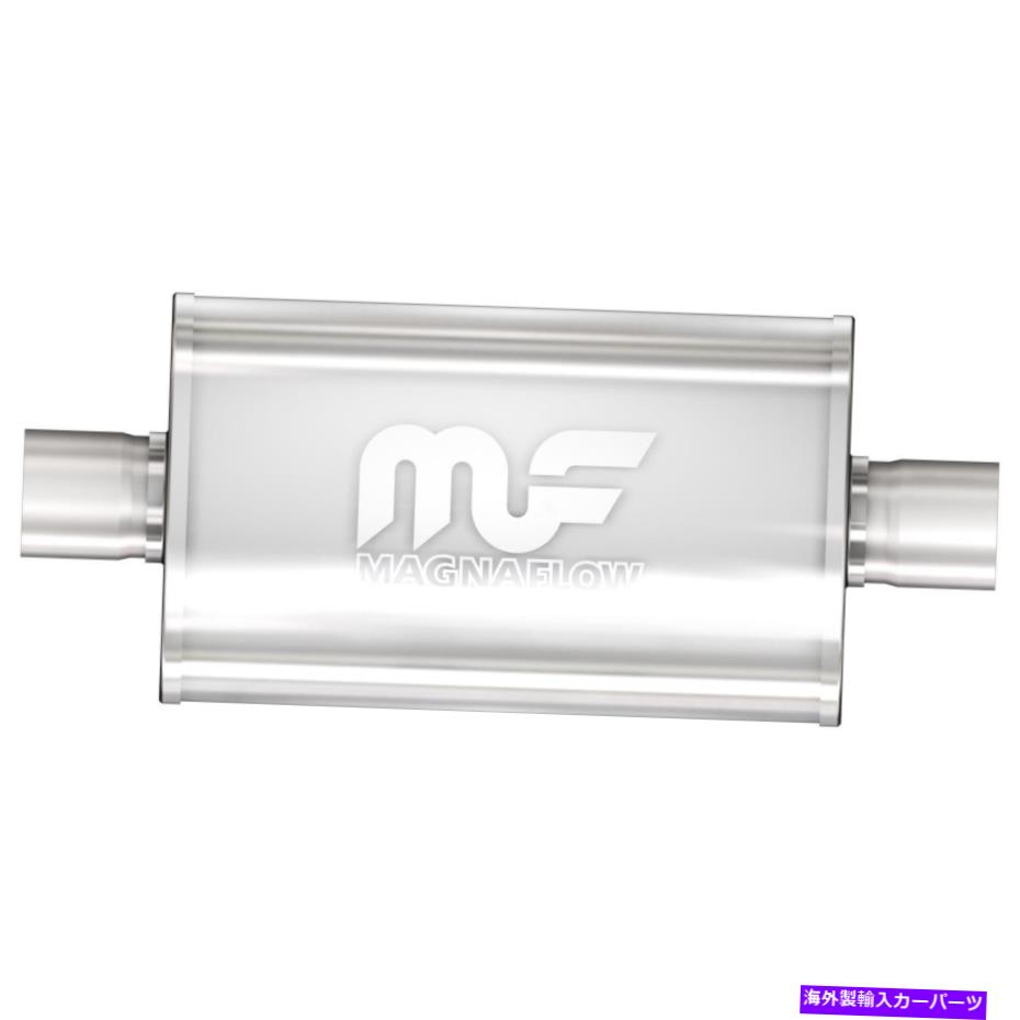 マフラー Magnaflow 12249 5x8インチ楕円形センター/センターステンレスマフラー MagnaFlow 12249 5x8 Inch Oval Center/Center Stainless Muffler【並行輸入品】 98,252円