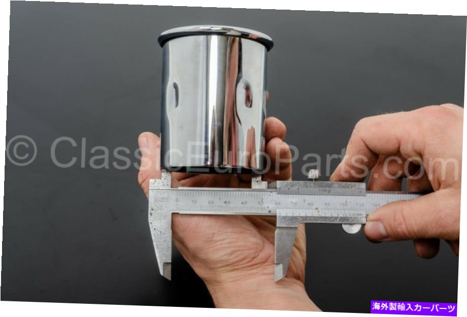 マフラー BMW E3 E9 E10 E12 E21 E23 E24 E28 E30 E36用60mm Chrome排気マフラーチップ 60mm Chrome Exhaust Muffler tip for BMW E3 E9 E10 E12 E21 E23 E24 E28 E30 E36【並行輸入品】