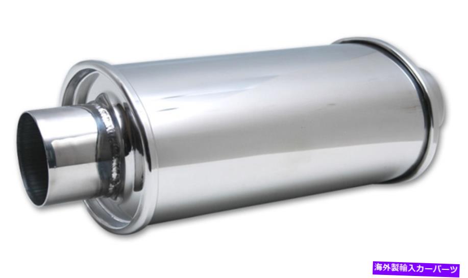 マフラー 鮮やかなウルトラ静かな共振器2.25イン入り口 /アウトレットx 14インチの全長 Vibrant ULTRA QUIET Resonator 2.25in inlet / outlet x 14in overall length【並行輸入品】