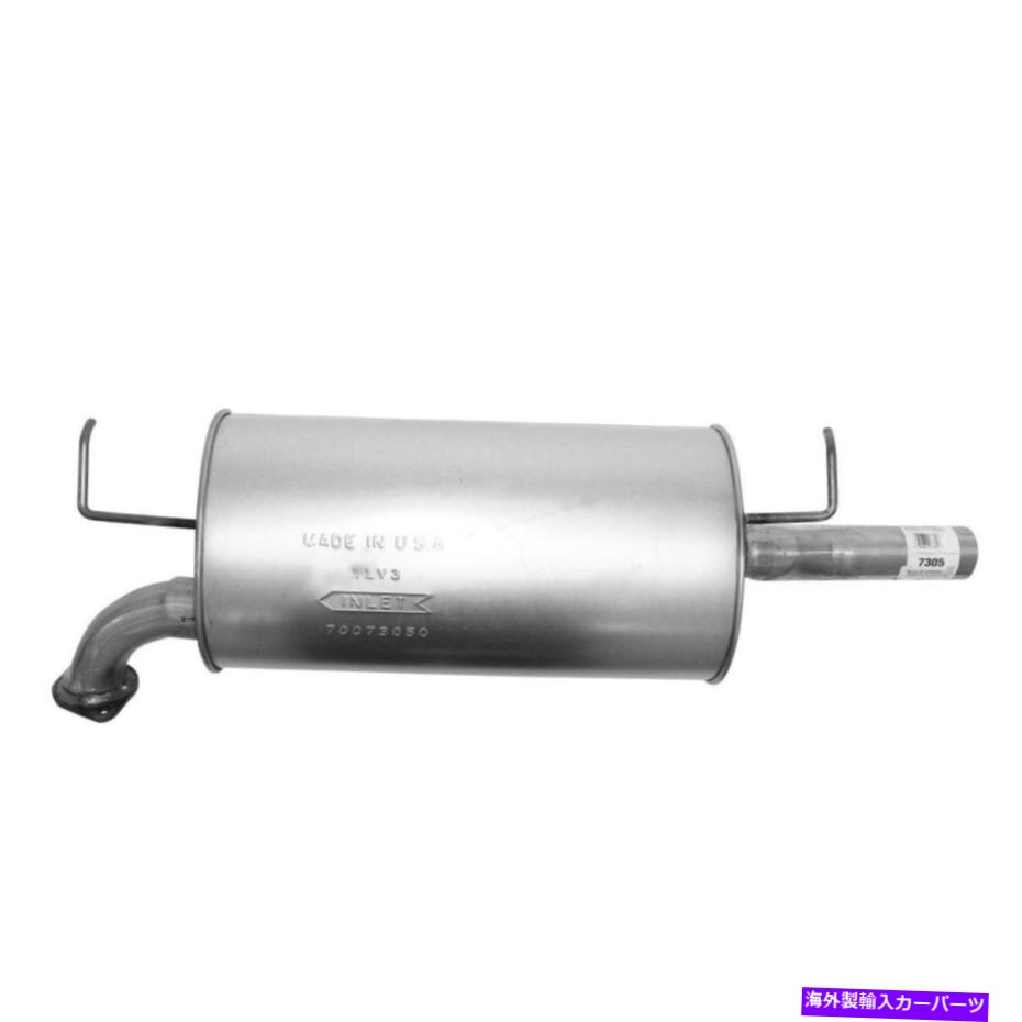 マフラー 7305-AD排気マフラーフィット2003トヨタソララ3.0L V6ガスDOHC 7305-AD Exhaust Muffler Fits 2003 Toyota Solara 3.0L V6 GAS DOHC【並行輸入品】