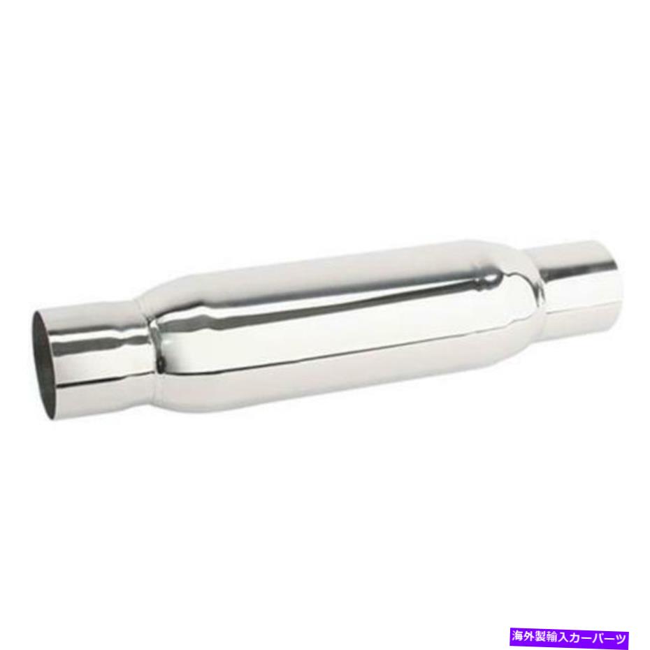 マフラー ハイフロー磨かれた3インチステンレスマフラー Hi-Flow Polished 3 Inch Stainless Mufflers【並行輸入品】