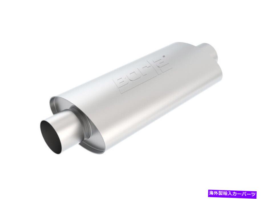 マフラー ボルラXR-1レーシングスポーツマン3インチアウトレット / 3インチインレットオーバルマフラー Borla XR-1 Racing Sportsman 3 inch Outlet / 3 inch Inlet Oval Muffler【並行輸入品】