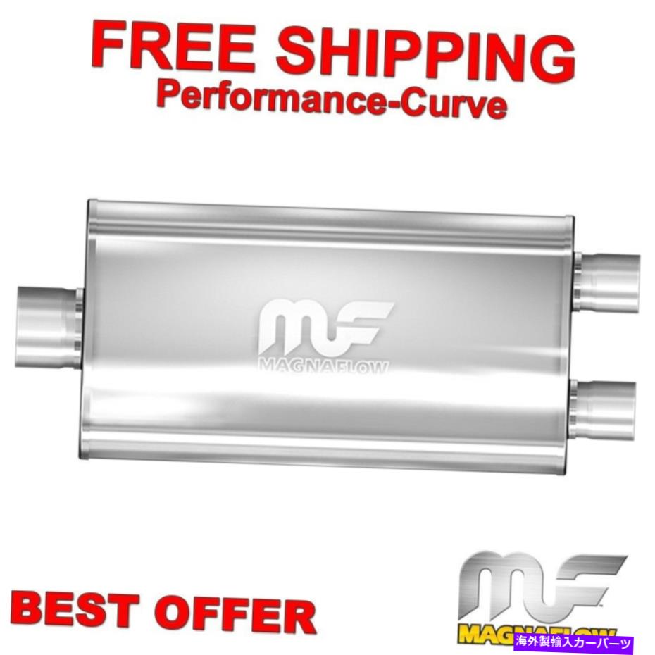 マフラー 3.5 " / 2.5" -5x11 Oval 22 "Magnaflow排気パフォーマンスマフラーSS 12587 3.5" / 2.5" - 5x11 Oval 22" MagnaFlow Exhaust Performance Muffler SS 12587【並行輸入品】|Us Custom Parts Shop USDM