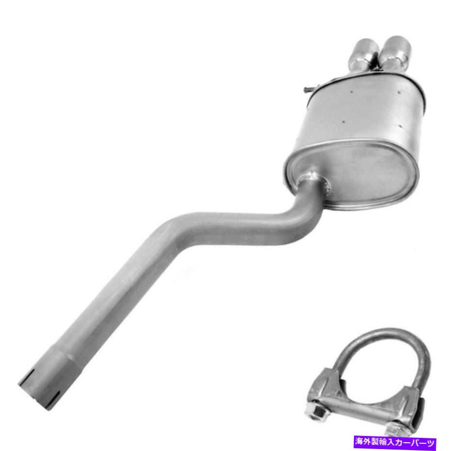 マフラー ダイレクトフィットリアエキゾーストマフラーフィット：2006-2010フォルクスワーゲンジェッタターボ2.0L Direct fit Rear Exhaust Muffler fits:2006-2010 Volkswagen Jetta Turbo 2.0L【並行輸入品】