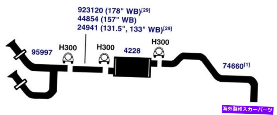 マフラー サンタフェP30 P3500の新しい排気マフラー New Exhaust Muffler for Santa Fe P30 P3500【並行輸入品】