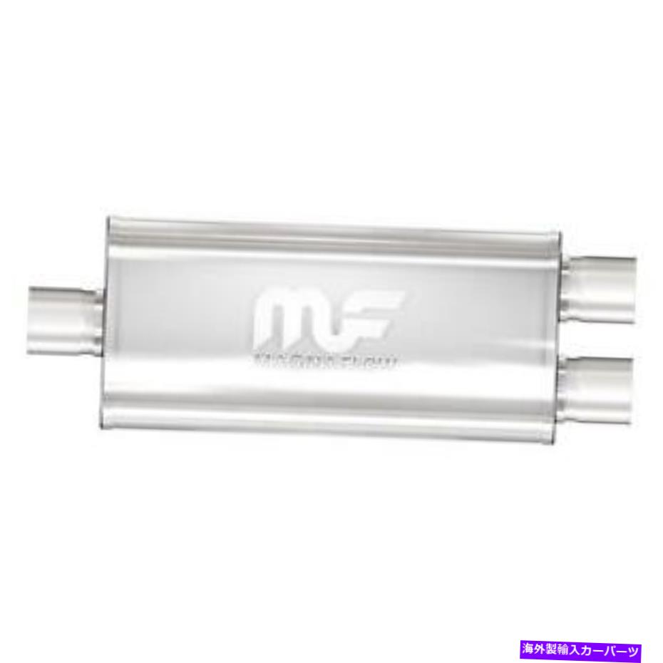 マフラー Magnaflow 12398ユニバーサルパフォーマンスマフラーマグSS 24x5x8 3x3/3 c/d MagnaFlow 12398 Universal Performance Muffler Mag SS 24X5X8 3X3/3 C/D【並行輸入品】