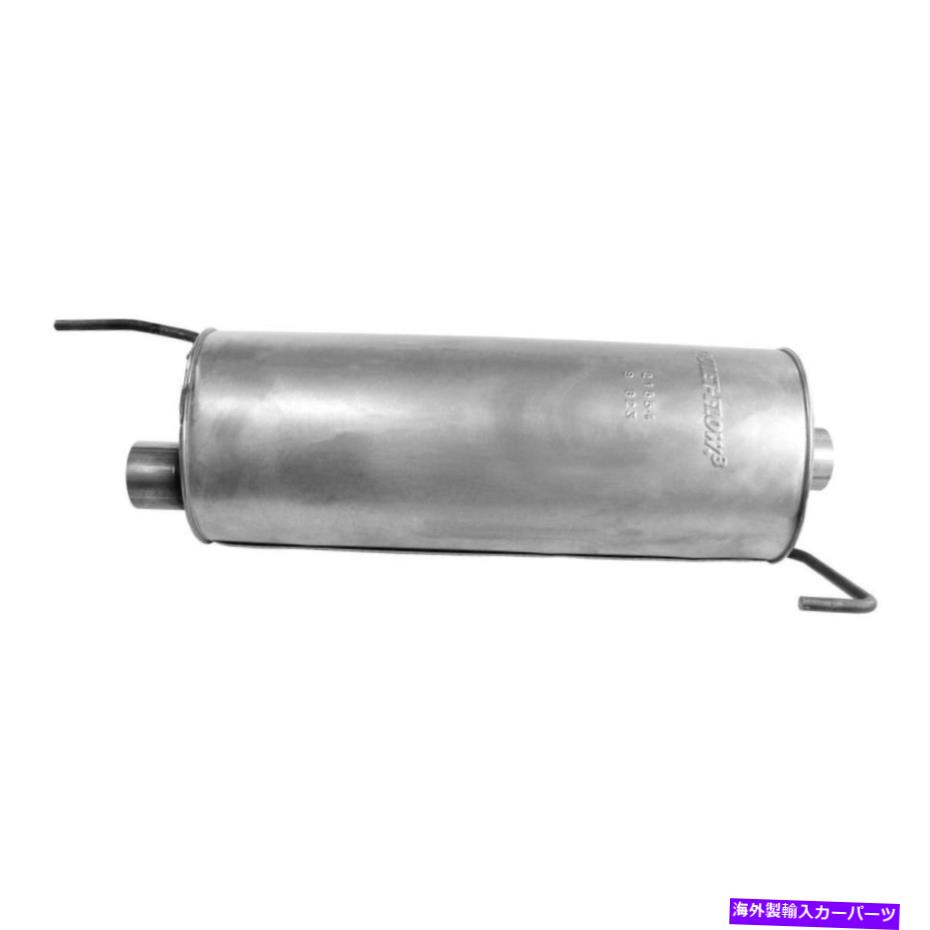 マフラー 静かなフローステンレススチールオーバルベアエキゾーストマフラーフィット2011-2017 Ford F-150 Quiet Flow Stainless Steel Oval Bare Exhaust Muffler Fits 2011-2017 Ford F-150【並行輸入品】
