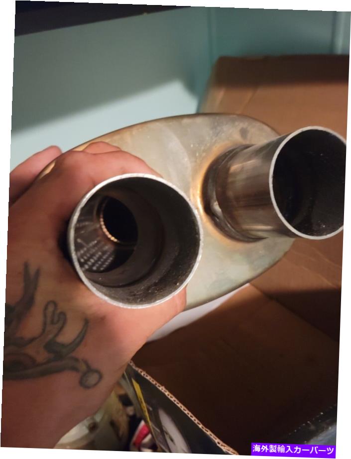 マフラー 排気マフラー-XLサテン仕上げ楕円形のマグナフロー13288 Exhaust Muffler-XL Satin Finish Oval Magnaflow 13288【並行輸入品】｜Us Custom Parts Shop USDM