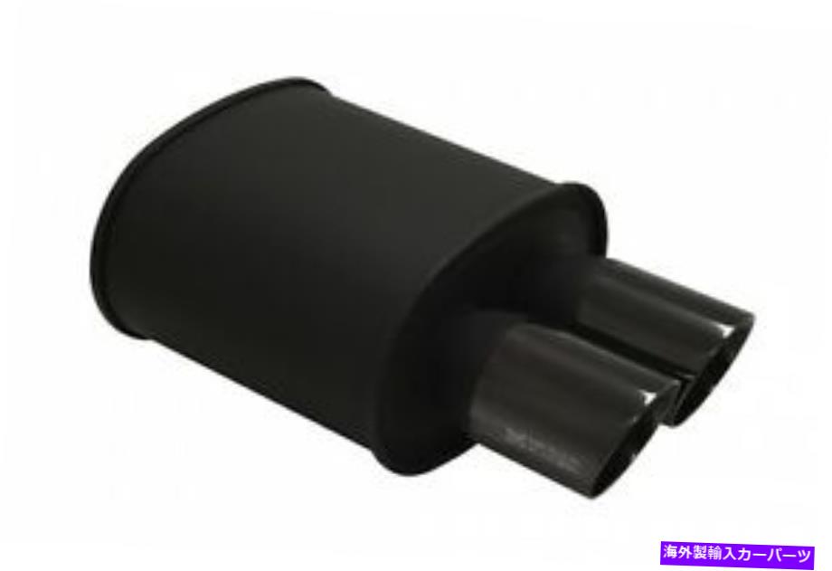 マフラー ミーガンレーシングユニバーサルマフラーM-BCマフラーデュアルブラッククロムヒントMR-MU-MBC-2 Megan Racing Universal Muffler M-BC Muffler Dual Black Chrome Tips MR-MU-MBC-2【並行輸入品】