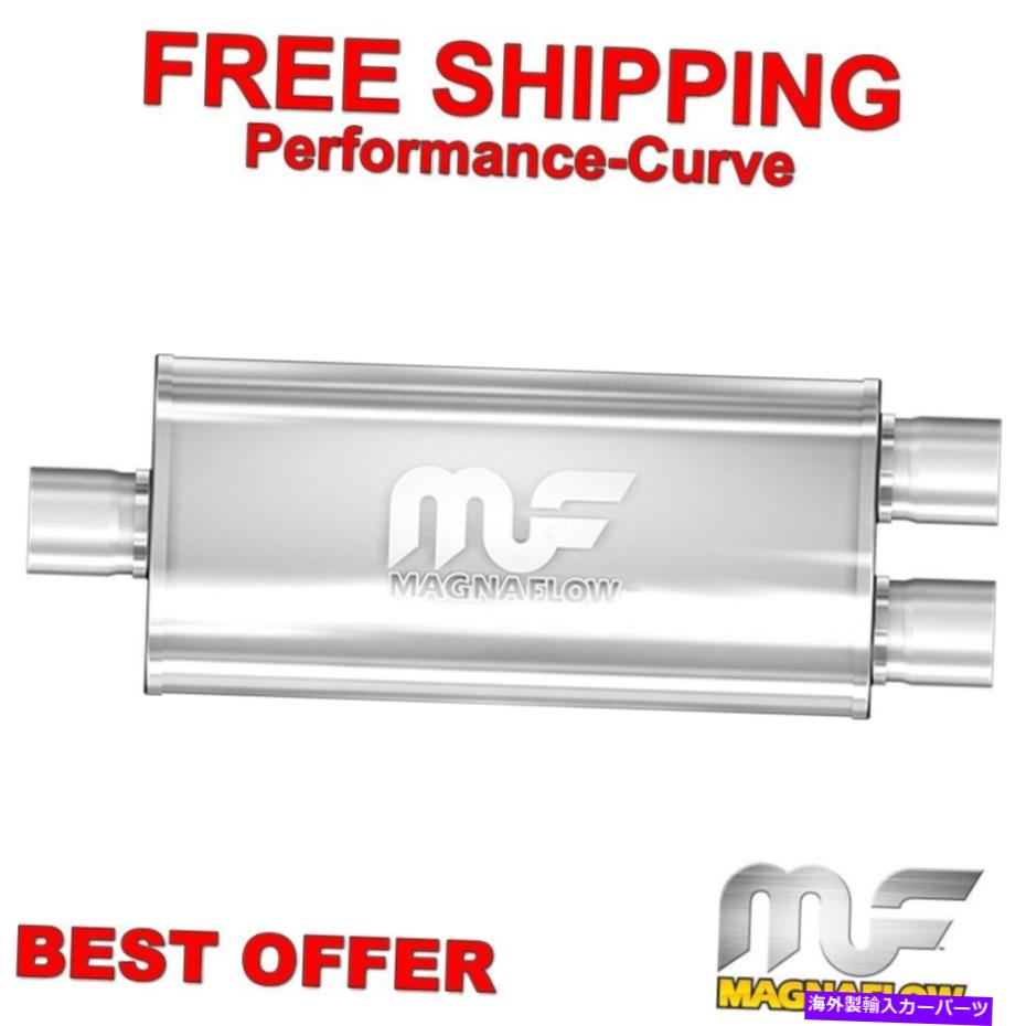 マフラー 3 " / 2.5" -5x8-18 "ボディマグナフローマフラーPSS 14288 3" / 2.5" - 5x8 - 18" Body MagnaFlow Muffler PSS 14288【並行輸入品】|Us Custom Parts Shop USDM