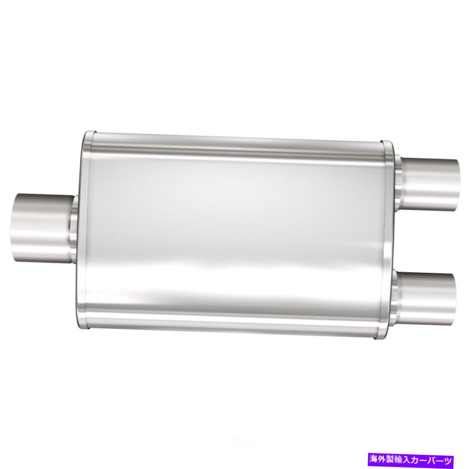 マフラー 排気マフラー-XL 3x2.5in。サテン仕上げ楕円形のマグナフロー13288 Exhaust Muffler-XL 3x2.5in. Satin Finish Oval Magnaflow 13288【並行輸入品】