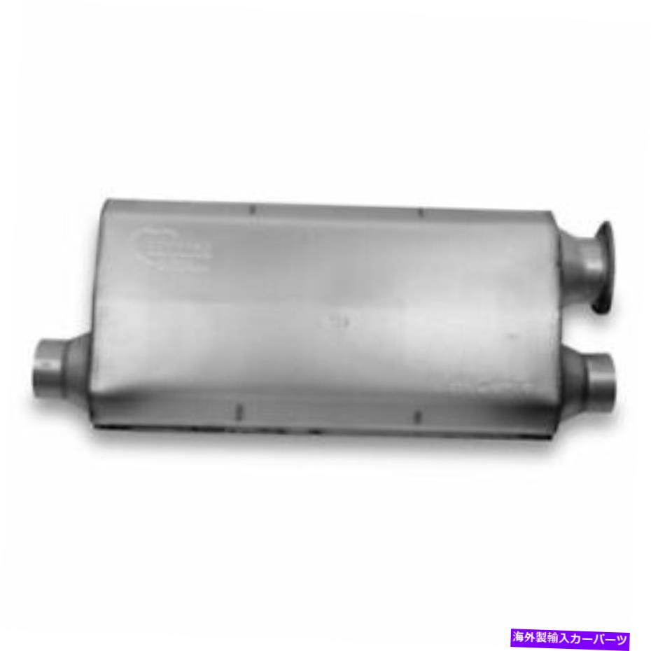 マフラー フッカー21729HKRマフラーエアロチャンバー3インチインレット/デュアル2 1/2インチ。 Hooker 21729HKR Muffler Aero Chamber 3 in. Inlet/Dual 2 1/2 in. Outlet Steel NEW【並行輸入品】