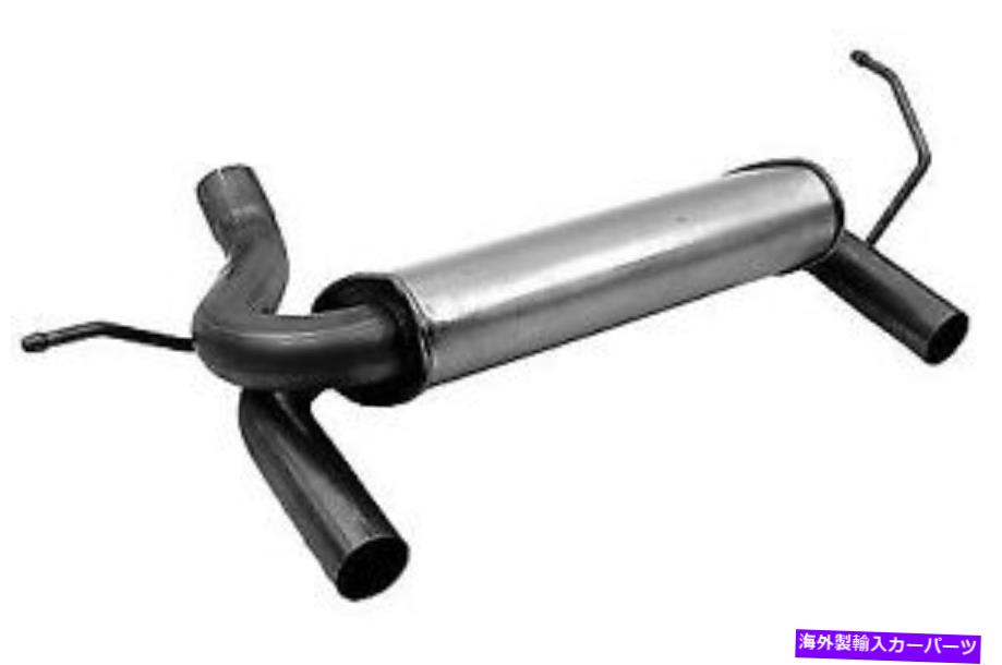 マフラー マフラーフィット：2007-2010ジープラングラー Mufflers Fits: 2007-2010 Jeep Wrangler【並行輸入品】