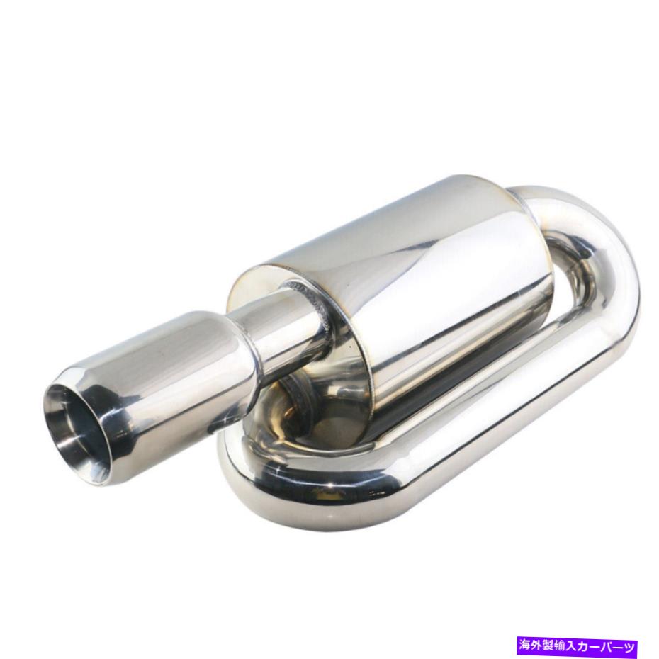 マフラー 2.5 '' S-flowスポーツ排気チップインテグラマフラーパイプディープローサウンド3 '' 2.5'' S-Flow Sport Exhaust Tip Integra Muffler Pipe Deep Low Sound 3'' OUT Tip【並行輸入品】