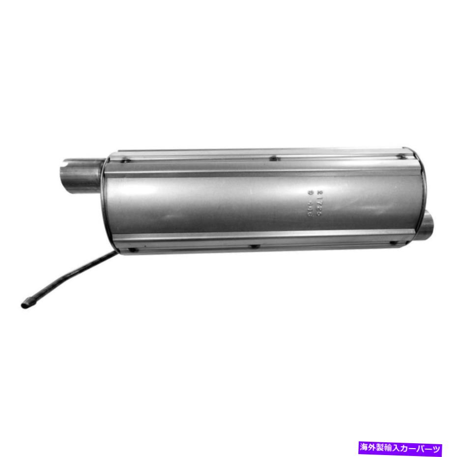 マフラー 静かなフローステンレス鋼の楕円形アルミ酸エキゾーストマフラーフィット2008 Ford F-450 Quiet Flow Stainless Steel Oval Aluminized Exhaust Muffler Fits 2008 Ford F-450【並行輸入品】