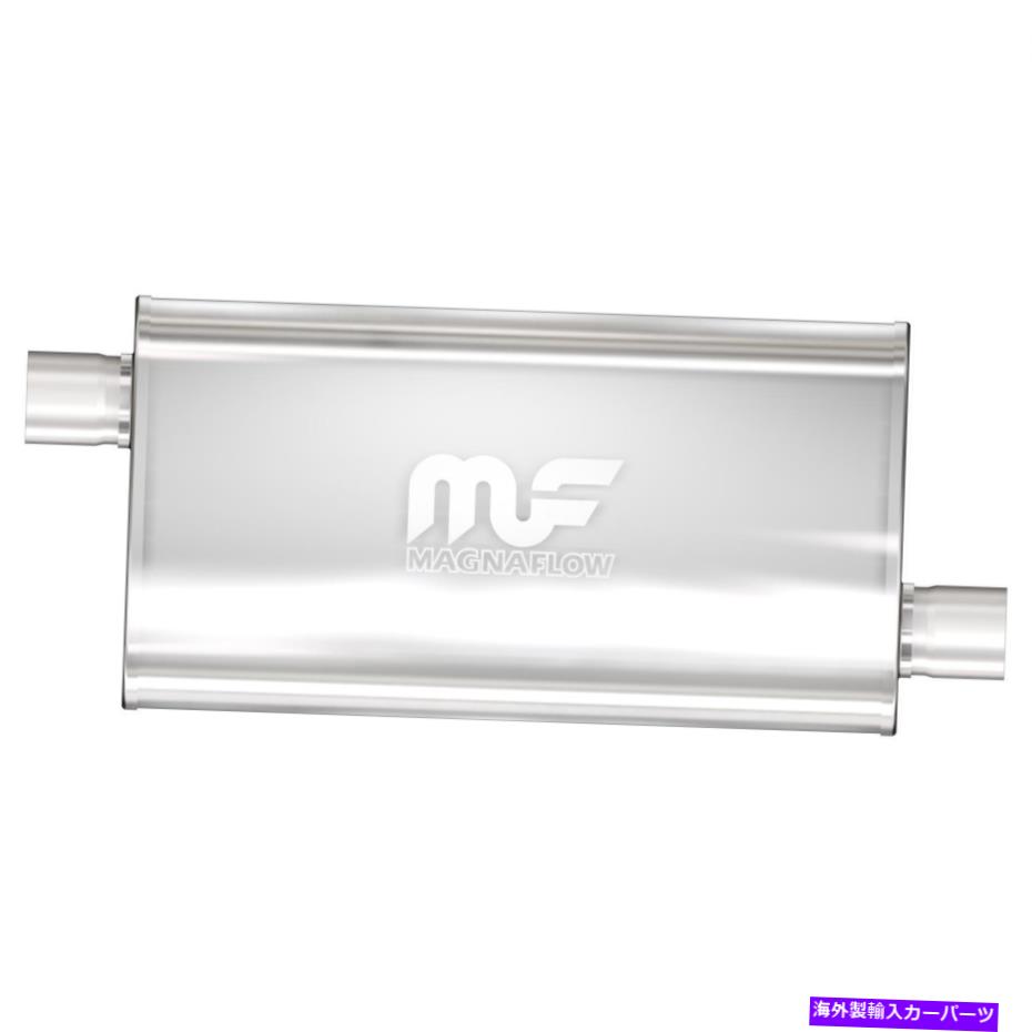 マフラー Magnaflow 12578 5x11インチ楕円形のオフセット/オフセットステンレスマフラー MagnaFlow 12578 5x11 Inch Oval Offset/Offset Stainless Muffler【並行輸入品】｜Us Custom Parts Shop USDM