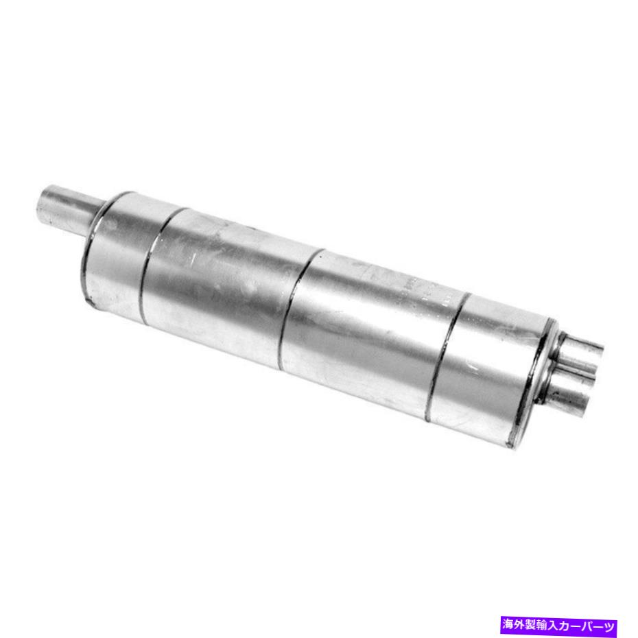 マフラー フォードF700 79-92ヘビーデューティスチールラウンドトラックアルミ酸エキゾーストマフラー For Ford F700 79-92 Heavy Duty Steel Round Truck Aluminized Exhaust Muffler【並行輸入品】
