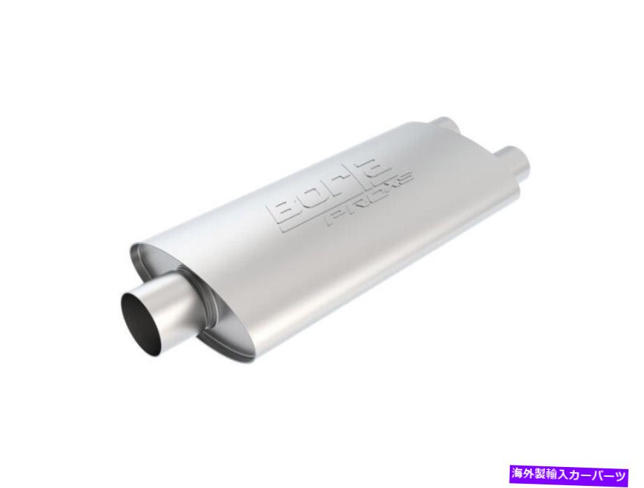 マフラー Borla 3in Inlet/Dual 2.25in Outlet Center/Dual Oval Proxs Muffler Borla 3in Inlet/Dual 2.25in Outlet Center/Dual Oval ProXS Muffler【並行輸入品】