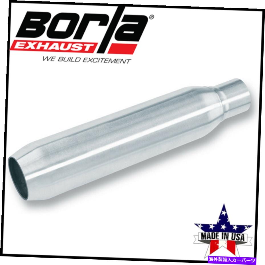 マフラー Borla 40641 XR-1ステンレスレーシング弾丸マフラー Borla 40641 XR-1 Stainless Racing Bullet Mufflers【並行輸入品】