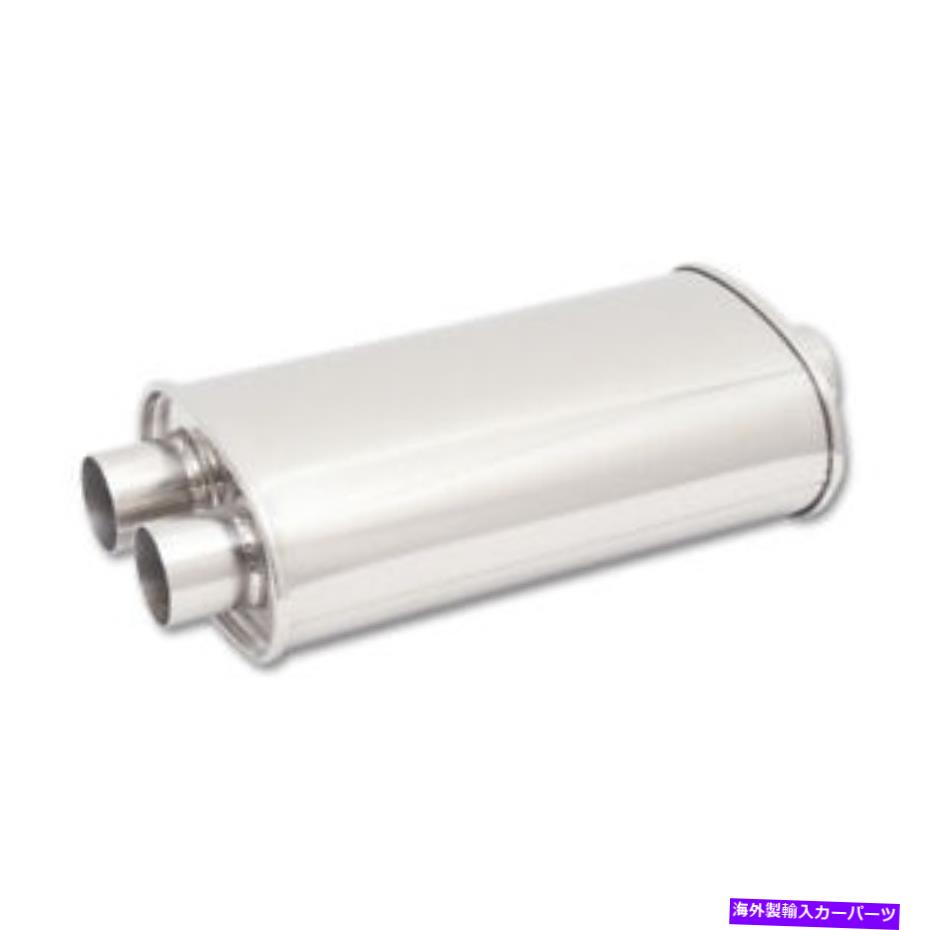 マフラー 活気のあるパフォーマンスストリートパワーオーバルマフラー3インチインレット1111 VIBRANT PERFORMANCE STREETPOWER Oval Muffler 3in inlet 1111【並行輸入品】