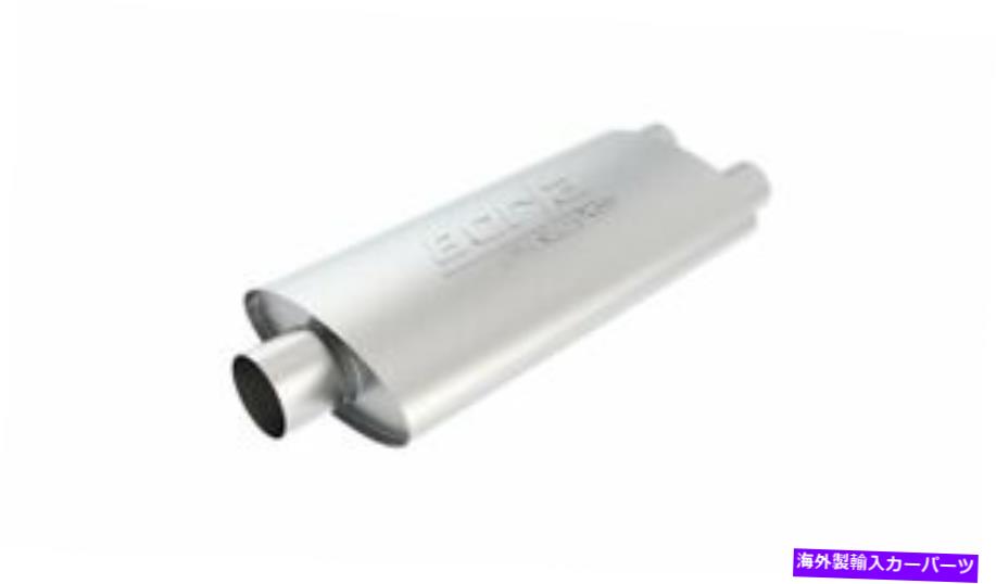 マフラー ボルラ40670 3インチインレット/デュアル2.25インチアウトレットセンター/デュアルオーバルプロックスマフラー Borla 40670 for 3in Inlet/Dual 2.25in Outlet Center/Dual Oval ProXS Muffler【並行輸入品】