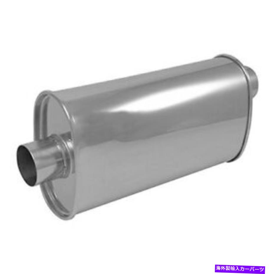 マフラー 鮮やかな1105楕円形のステンレス鋼マフラー Vibrant 1105 Oval Stainless Steel Muffler【並行輸入品】