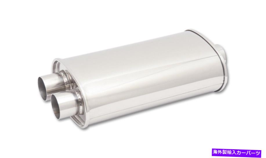 マフラー 活気のあるパフォーマンス1111ストリートパワーオーバルマフラー Vibrant Performance 1111 Streetpower Oval Muffler【並行輸入品】|Us Custom Parts Shop USDM